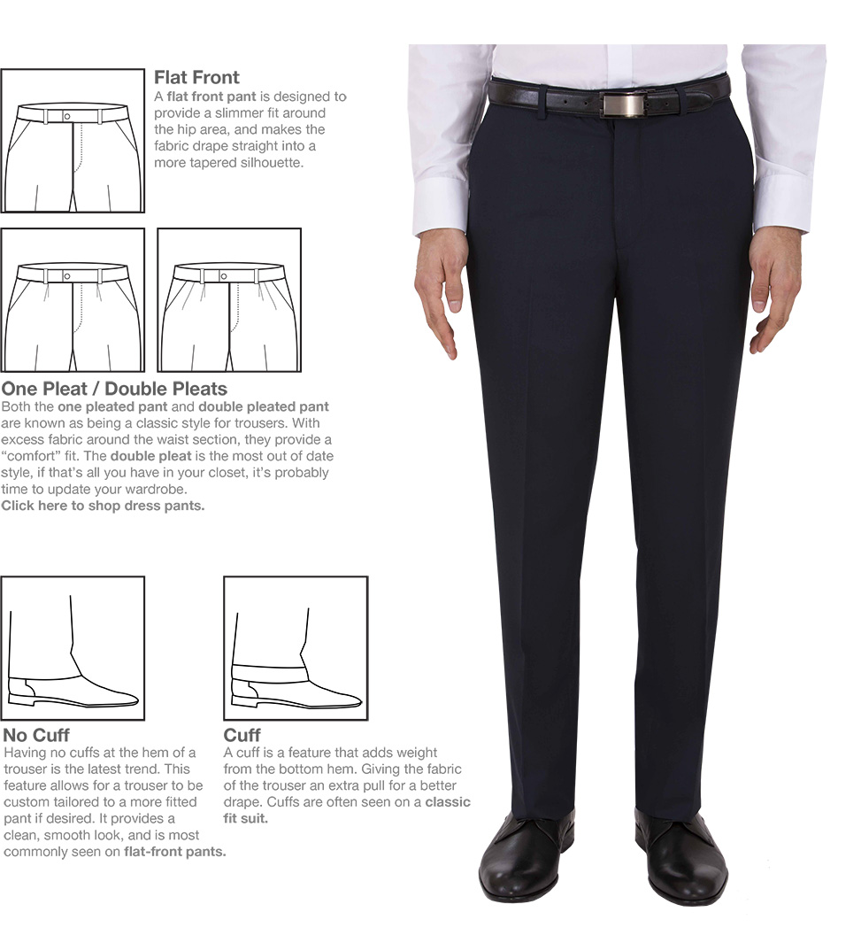 proper length for dress pants
